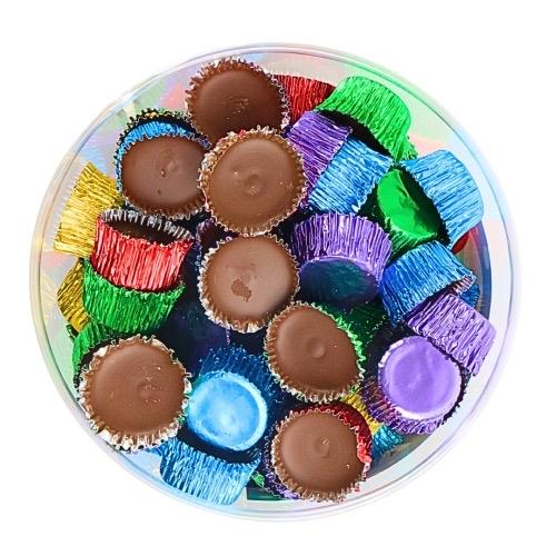 Chocolate Ice Cups | Icy 1kg RetroFoil Wrapped Smooth Milk Chocolate | 200 Count