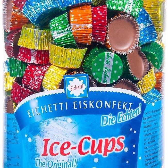 Chocolate Ice Cups | Icy 1kg RetroFoil Wrapped Smooth Milk Chocolate | 200 Count