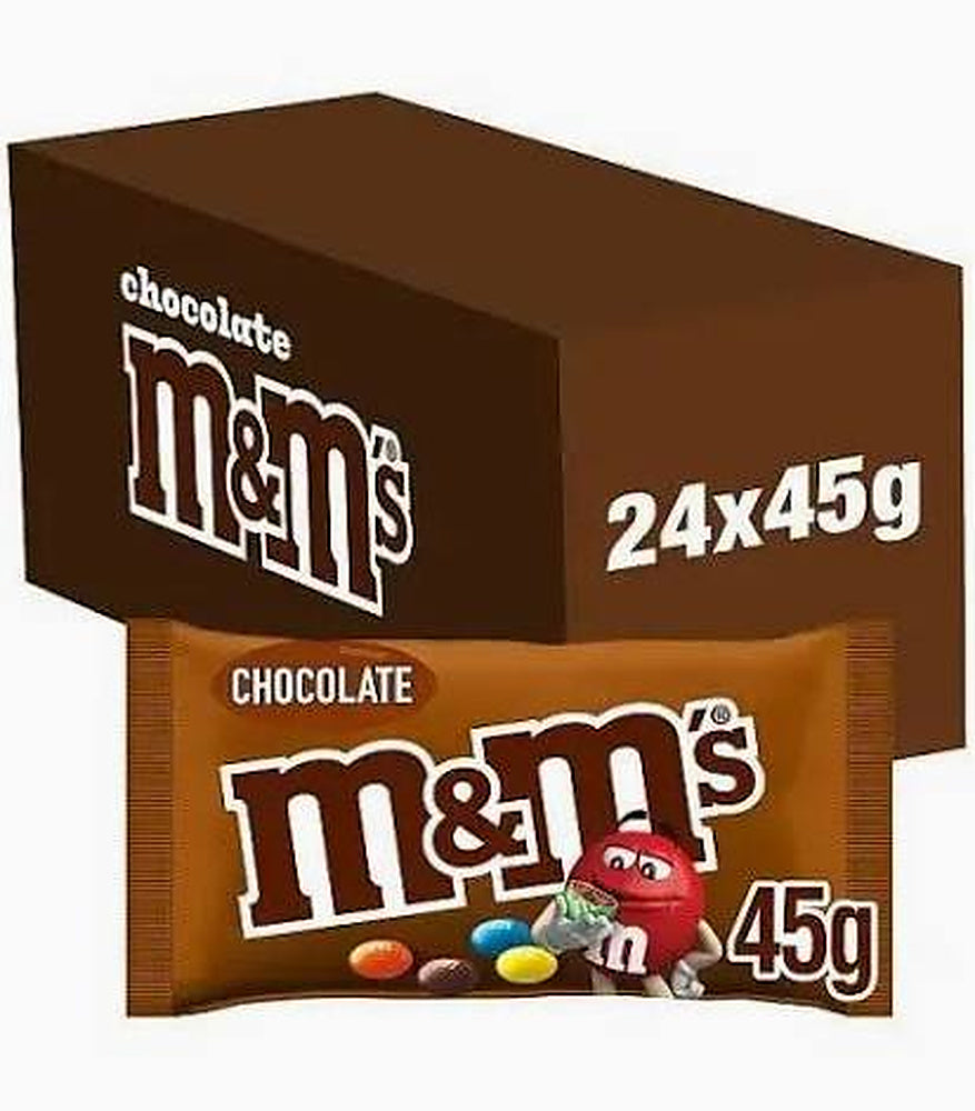 M&M's Chocolate Sweets - Box of 24 x 45g Bags product image