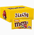 M&M's Peanut Chocolate Sweets - Box of 24 x 45g Bags product image