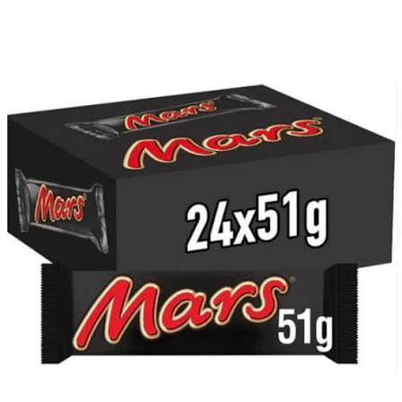 Mars Bar Chocolate Bars - Box of 24 x 51g Bars product image