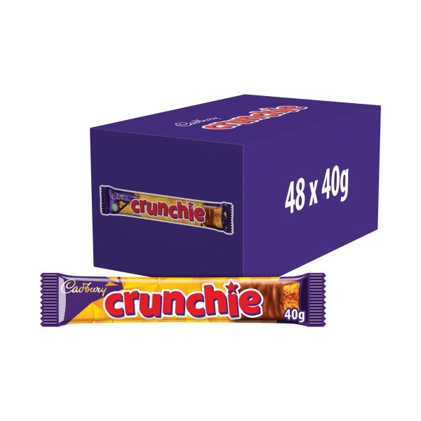Cadbury Crunchie Bar Chocolate Bars - Box of 48 x 40g Bars product image