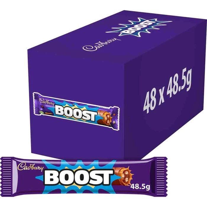 Cadbury Boost Bar Chocolate Bars - Box of 48 x 48.5g Bars product image