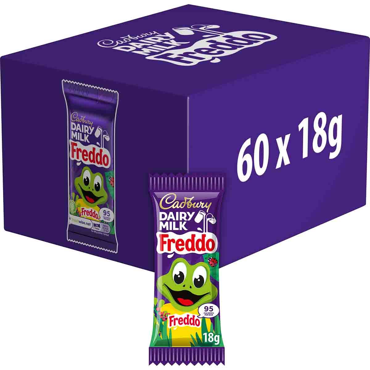Cadbury Freddo Milk Chocolate Bars 39p PMP - Box of 60 x 18g Bars product image