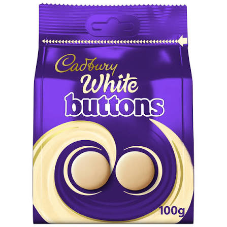 Cadbury White Buttons 85g Multipack - Choose Pack Size