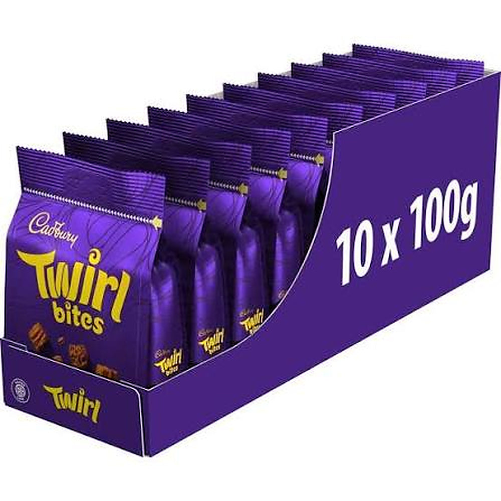 Cadbury Twirl Bites 85g Bag Multipack - Choose Pack Size