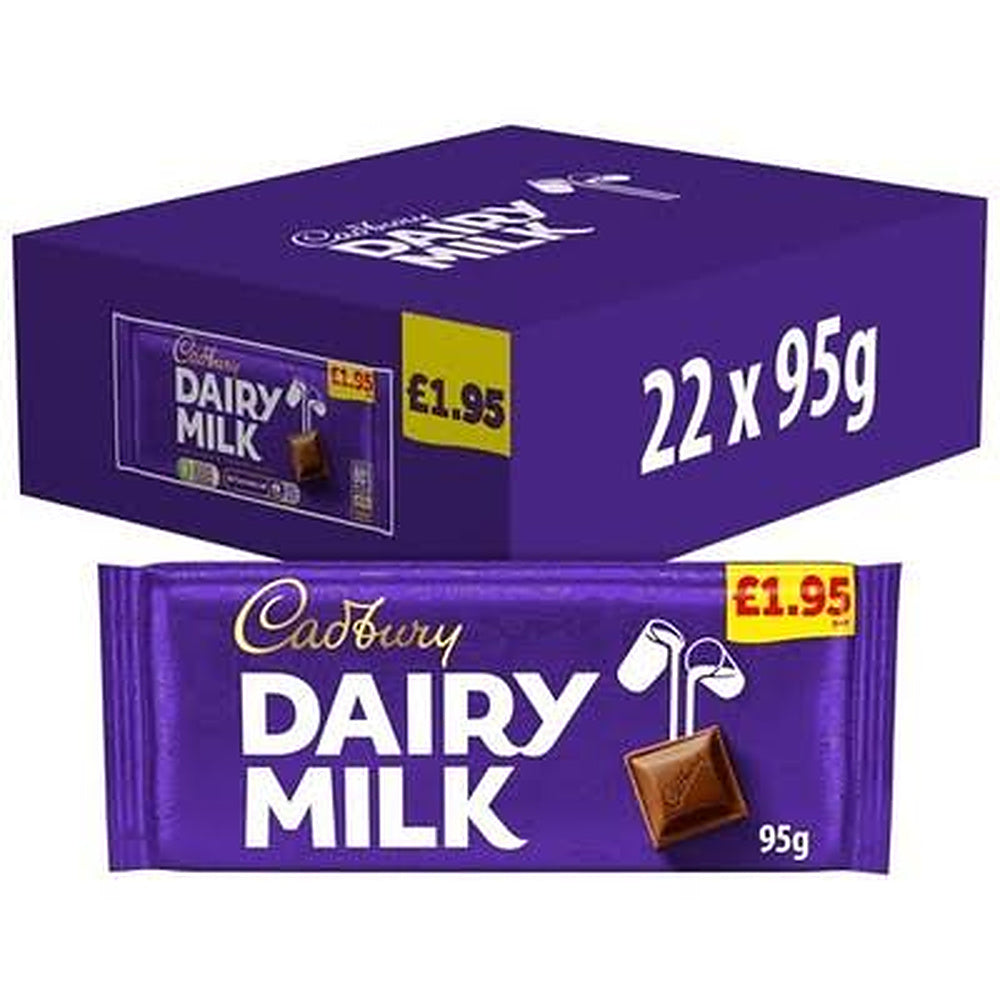 Cadbury Dairy Milk Limited Edition 95g Bar Multipack - Choose Pack Size