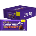 Cadbury Dairy Milk Chopped Hazelnut 95g Bar Multipack - Choose Pack Size