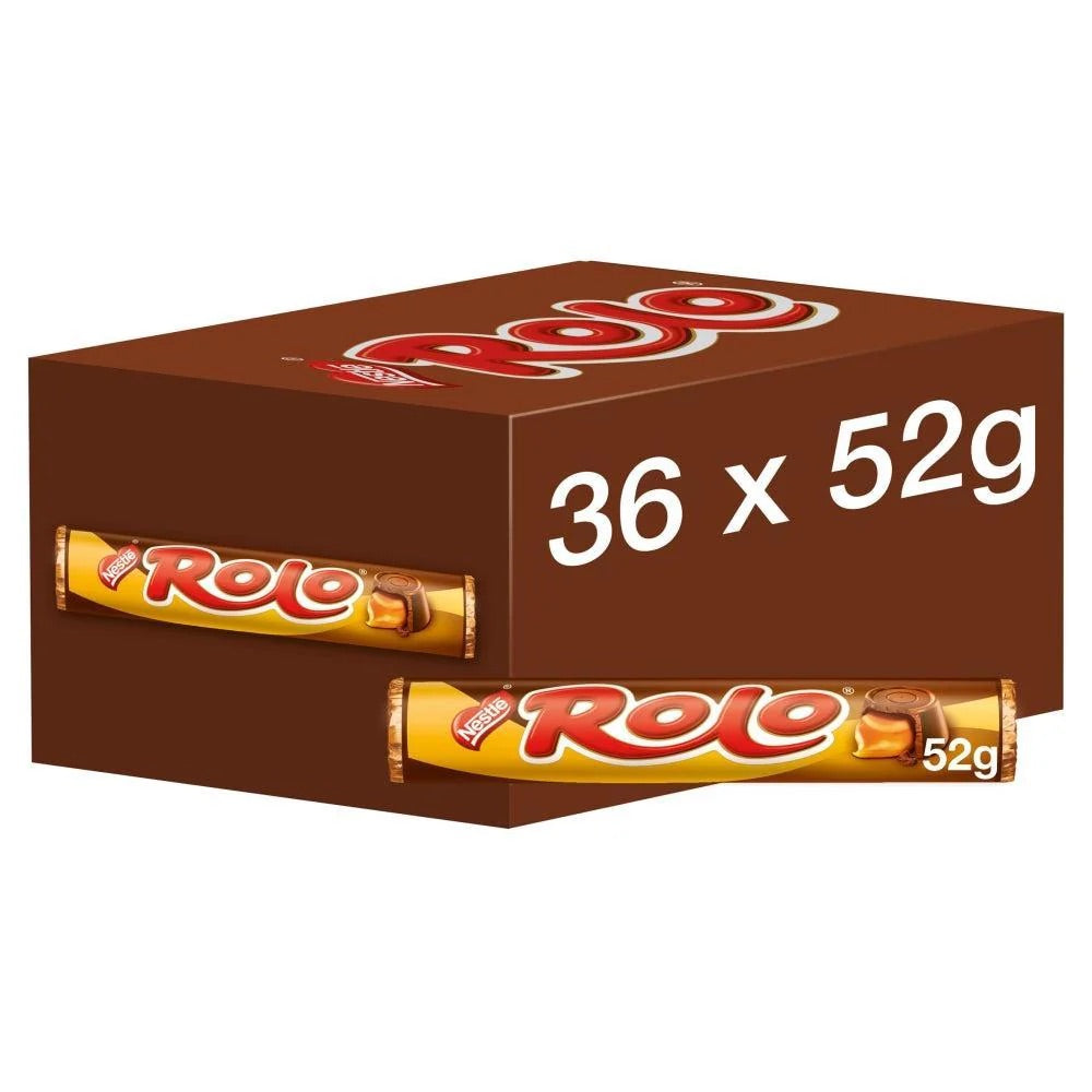 Rolo Milk Chocolate Tubes Chocolate Sweets - Box of 36 x 52g product image