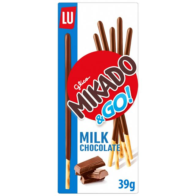 Mikado Milk Chocolate Biscuit Sticks 39g Multipack - Choose Pack Size