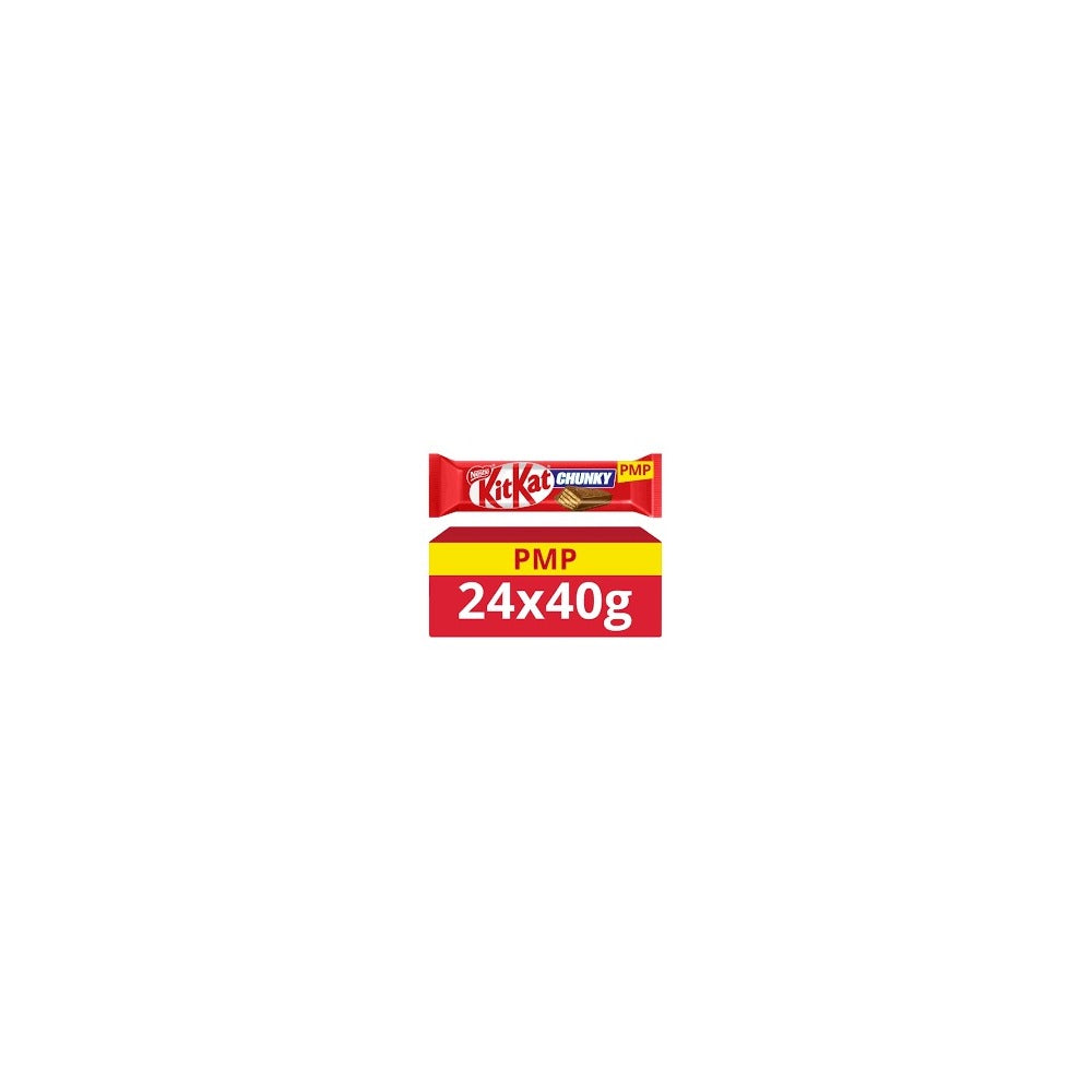 KitKat Chunky Original Chocolate Bars 89p PMP - Box of 24 x 40g Bars product image