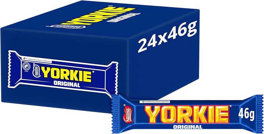 Yorkie Milk Chocolate Bars 99p PMP - Box of 24 x 46g Bars product image