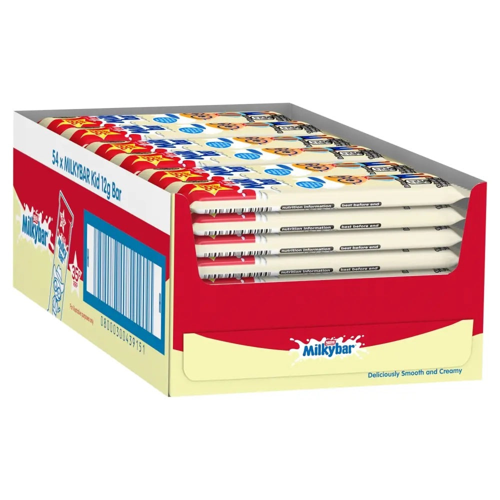 Milkybar Kid Bar Chocolate Bars 35p PMP - Box of 54 x 12g Bars product image