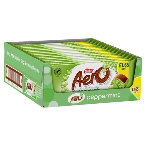 Aero Peppermint Sharing Block Chocolate Bars £1.65 PMP - Box of 15 x 90g Bars product image