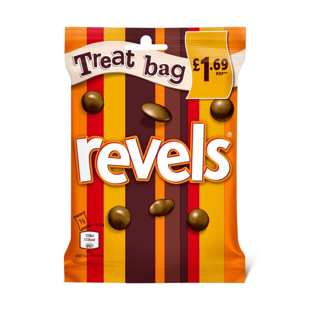 Revels Treat Bags 71g Multipack - Choose Pack Size