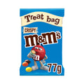 M&M's Crispy Treat Bags 77g Multipack - Choose Pack Size