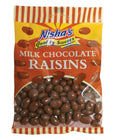 Nisha's Milk Chocolate Raisins 12 family packs product image