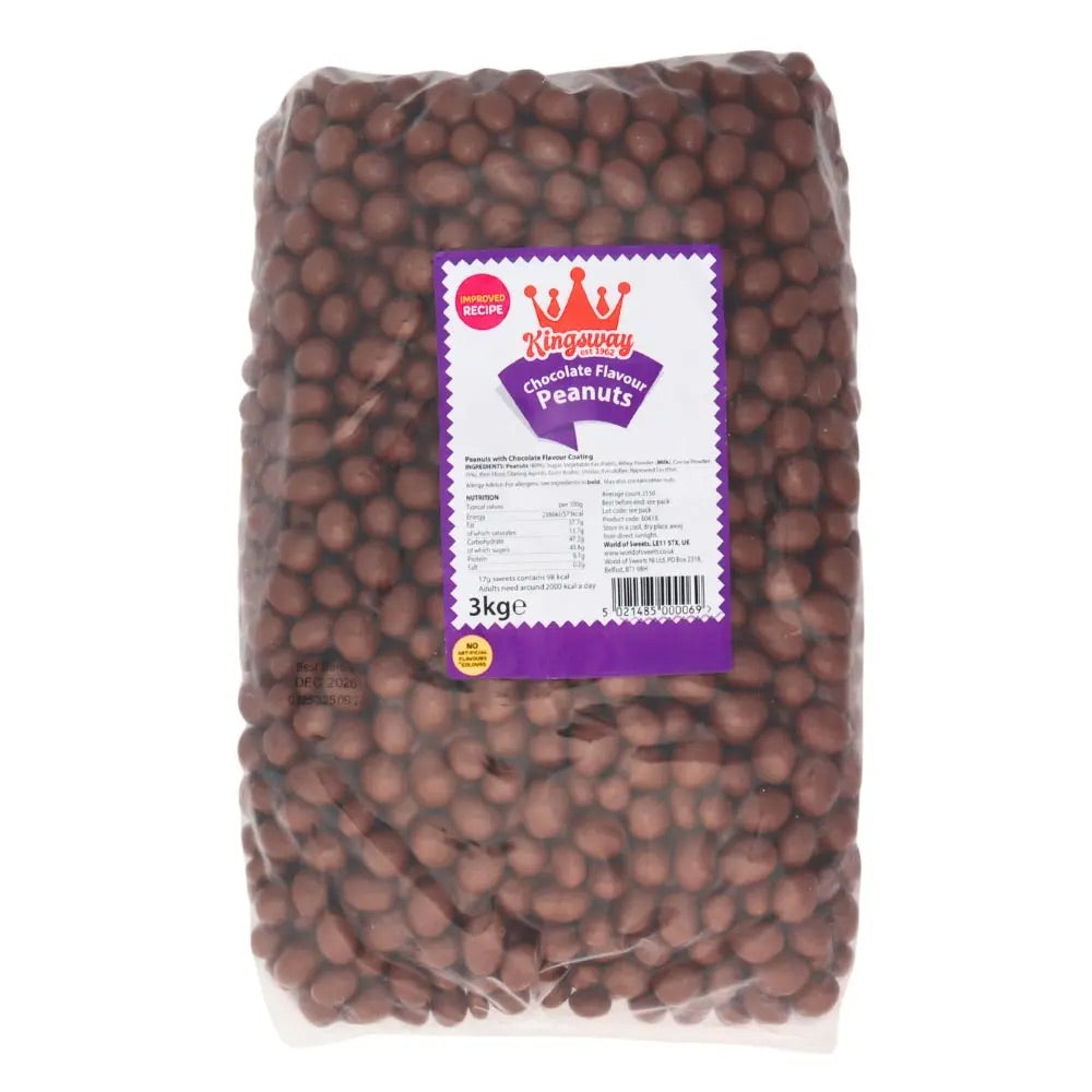 Kingsway Chocolate Peanuts 3kg weigh-out bag product image