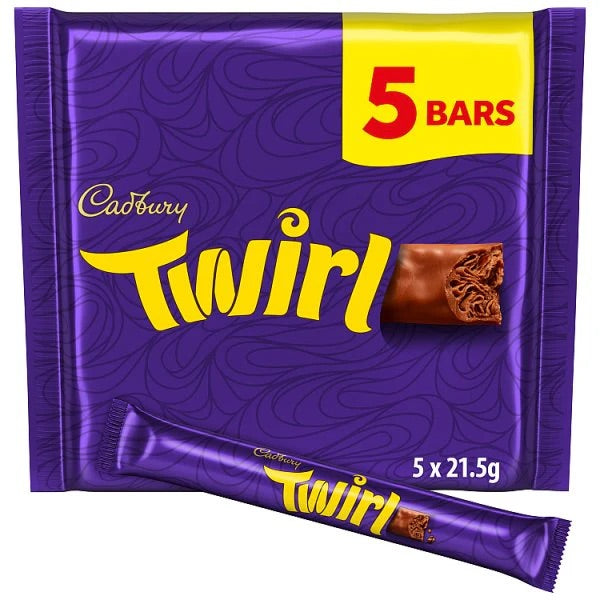 Cadbury Twirl 20 x 5-bar multipacks £1.99 product image