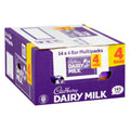 Cadbury Dairy Milk 4-bar multipacks Multipack - Choose Pack Size