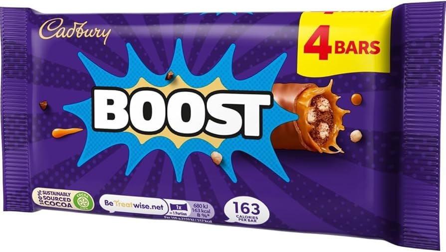 Cadbury Boost 12 x 4-bar multipacks £1.99 product image