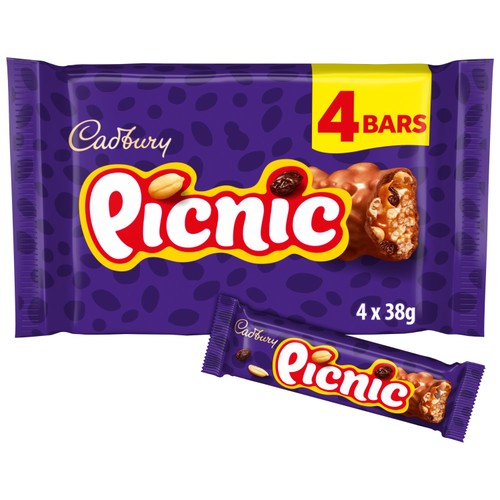Cadbury Picnic 10 x 4-bar multipacks £1.99 product image