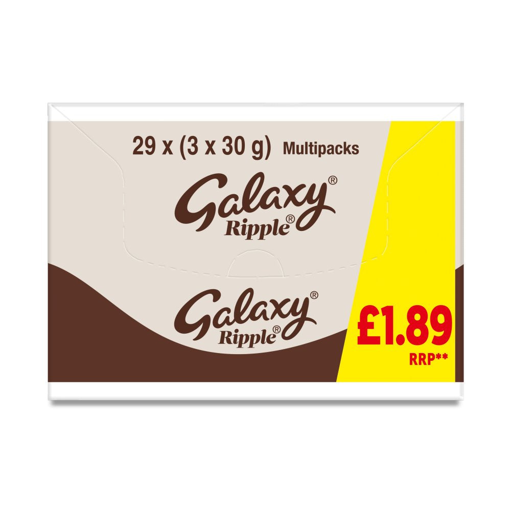 Galaxy Ripple Triple Multipack 29 x (3 x 30g) multipacks £1.89 product image