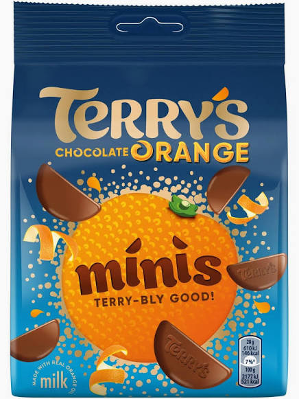 Terry's Chocolate Orange Minis 95g Multipack - Choose Pack Size