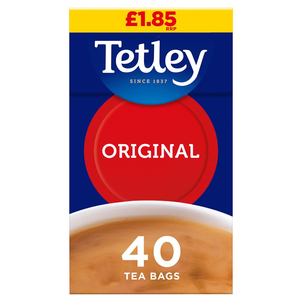 Tetley Tea Bags 12 x 40 bags £1.85 PMP product image