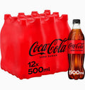 Coca-Cola Zero Sugar Bottle 500ml Multipack - Choose Pack Size