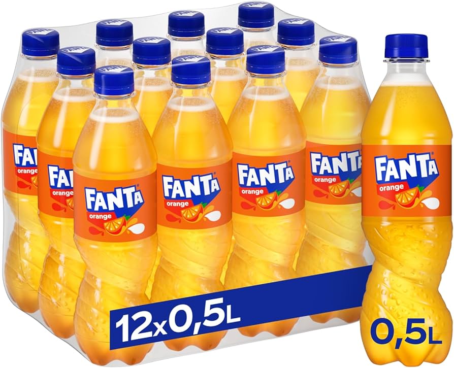 Fanta Orange 500ml Soft drink Multipack - Choose Pack Size