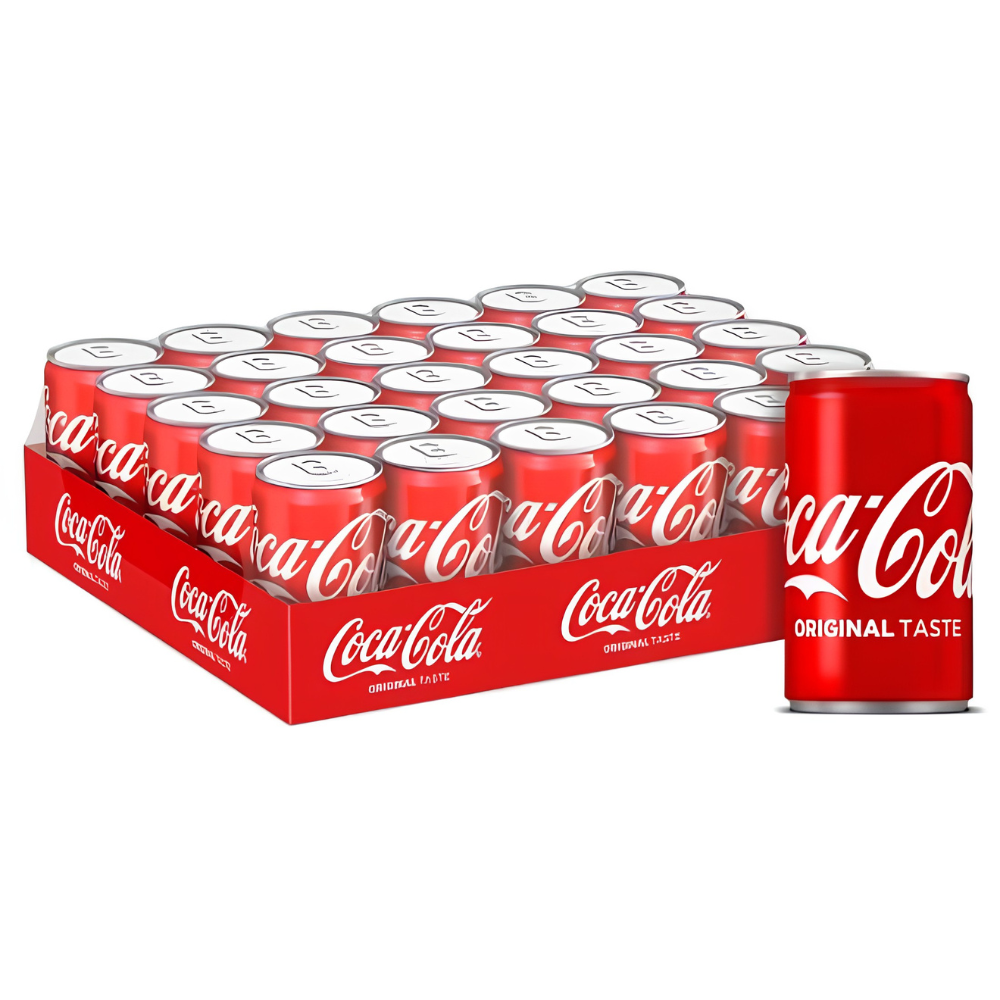 Coca-Cola Original Taste Mini Cans 24 x 150ml full case