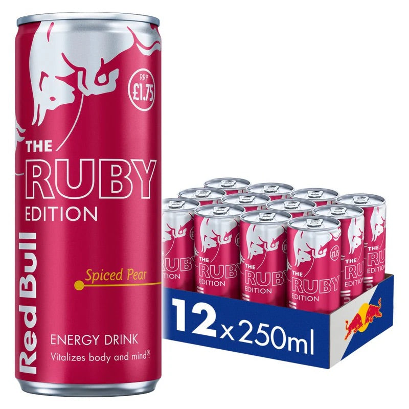 Red Bull Ruby Edition Spiced Pear case product image