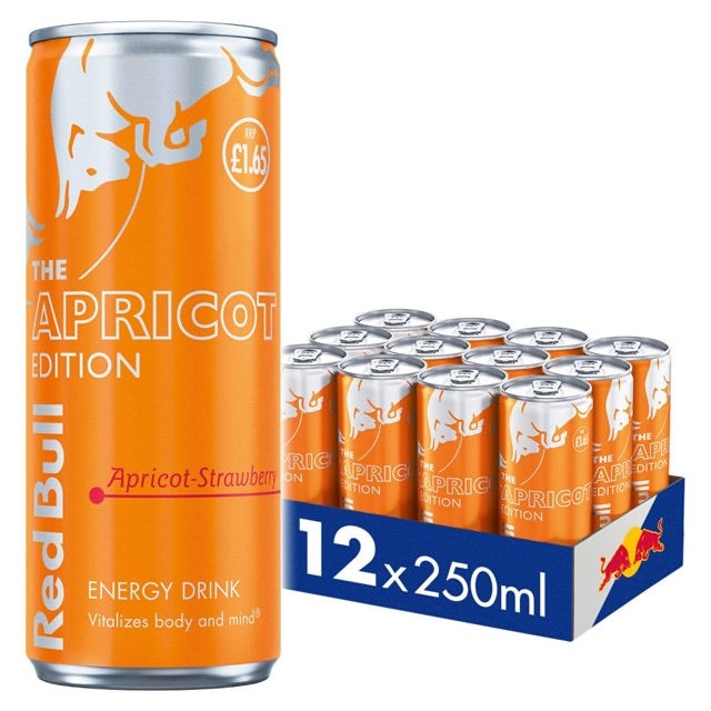 Red Bull Apricot Strawberry case product image