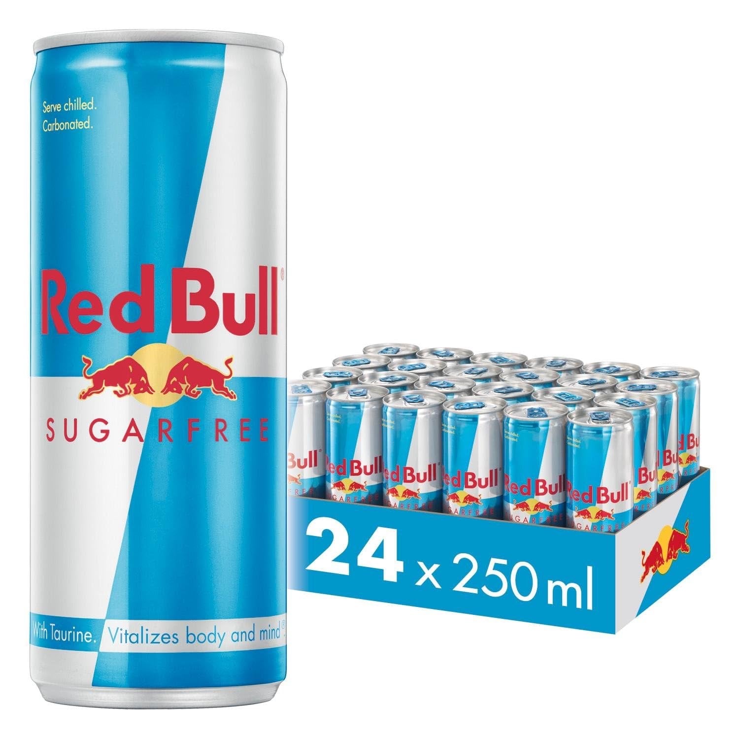 Red Bull Sugarfree Energy Drink 24 x 250ml case product image