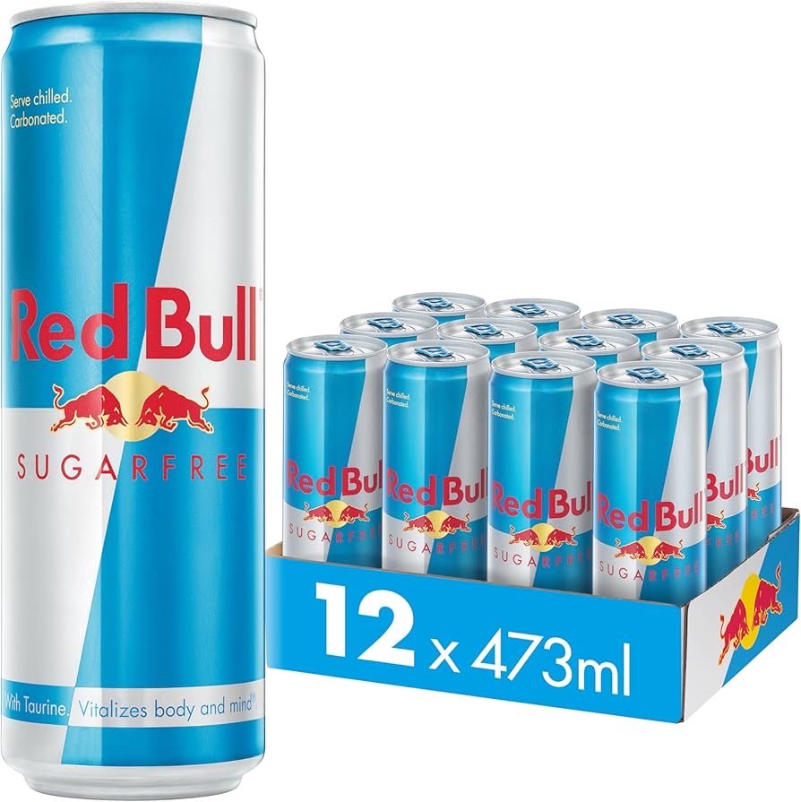 Red Bull Sugarfree Energy Drink 12 x 473ml case product image