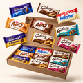Illustration of Mum’s Quiet Evening Chocolate Bars – 18 Sharing Bars in a kraft box