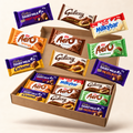 Illustration of Grandparents’ Tea Table Chocolate Bars – 18 Sharing Bars in a kraft box
