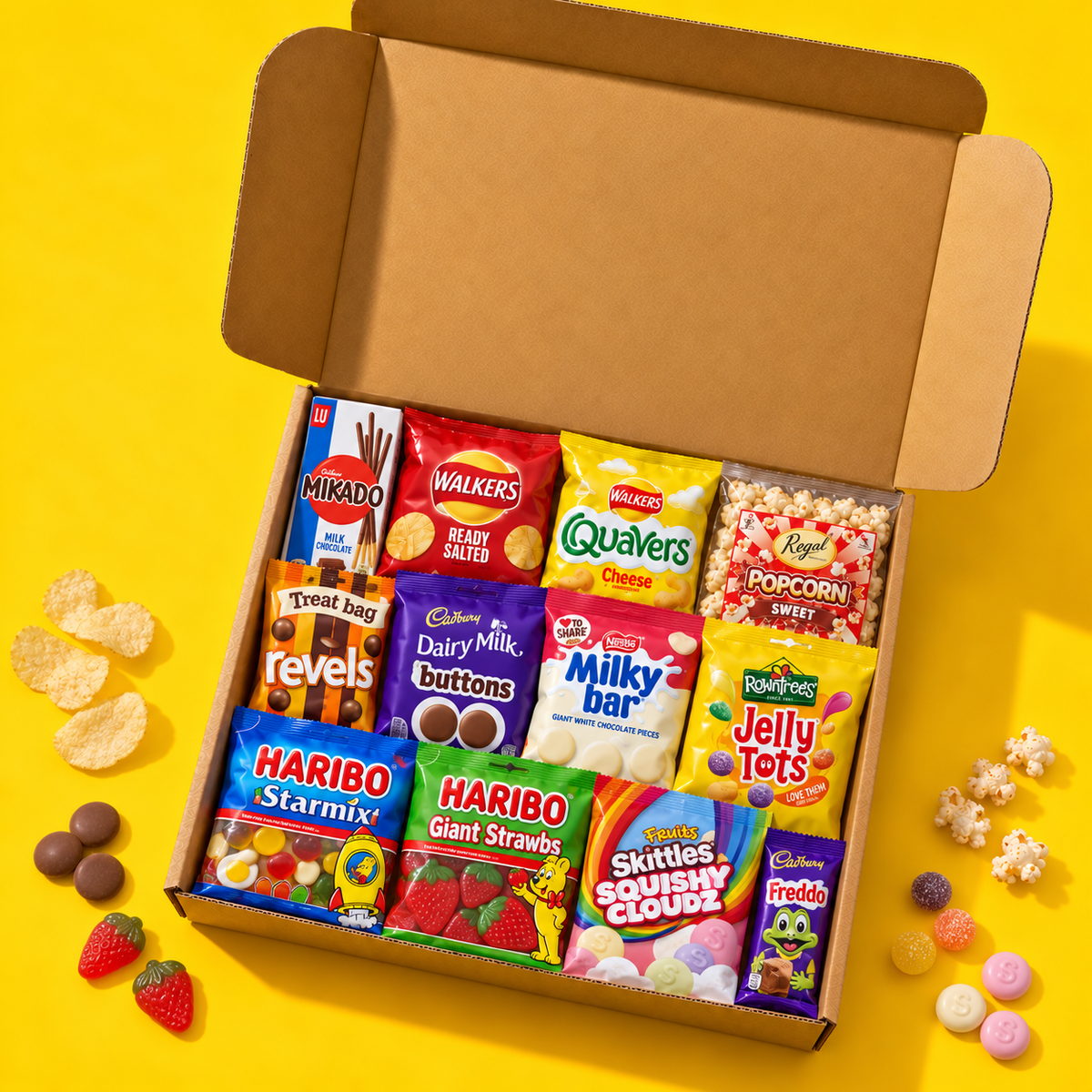 Birthday Box by Age — age 10 open snack box
