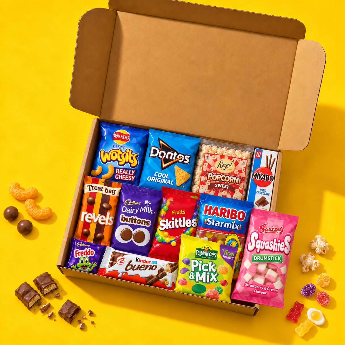 Birthday Box by Age — age 13 open snack box