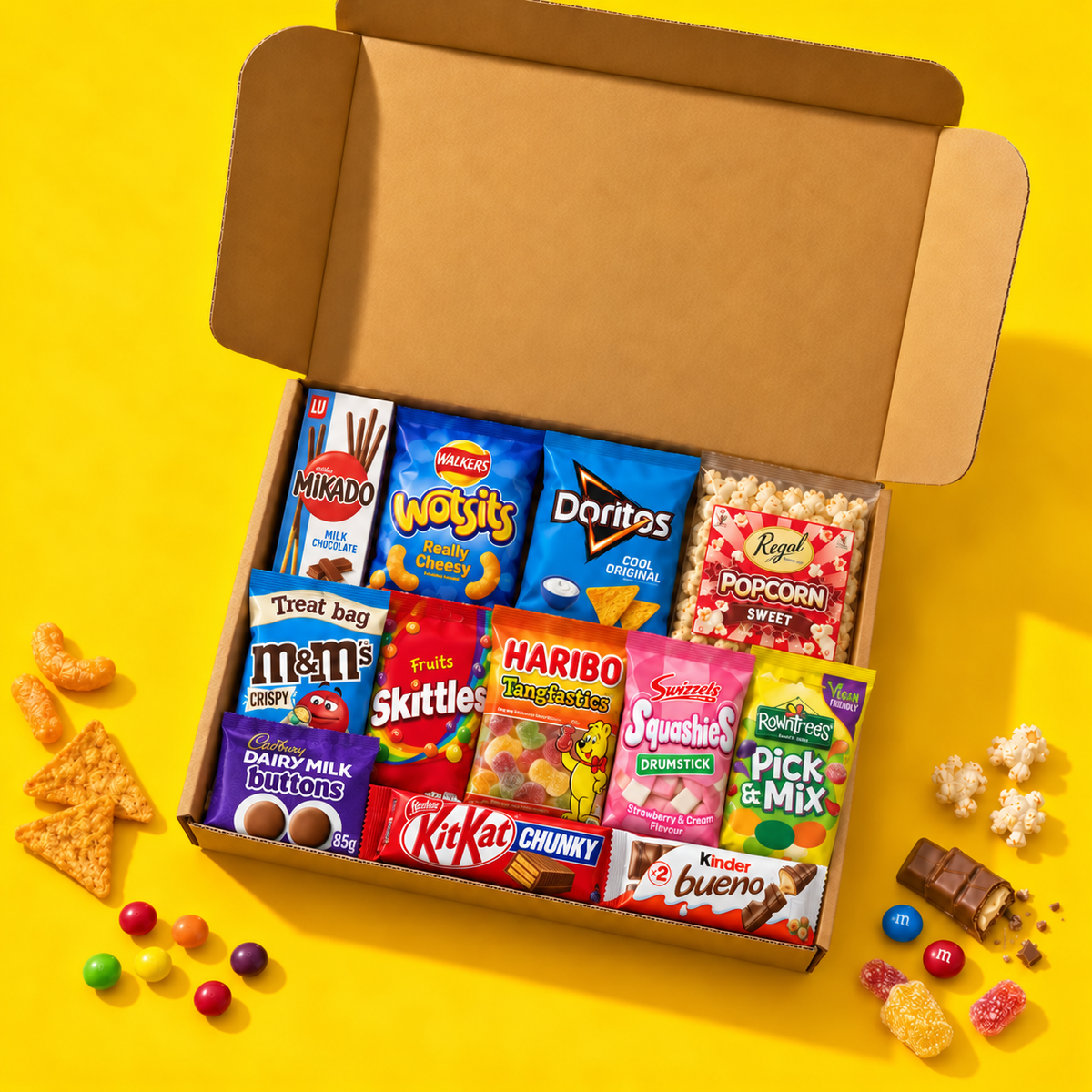Birthday Box by Age — age 16 open snack box