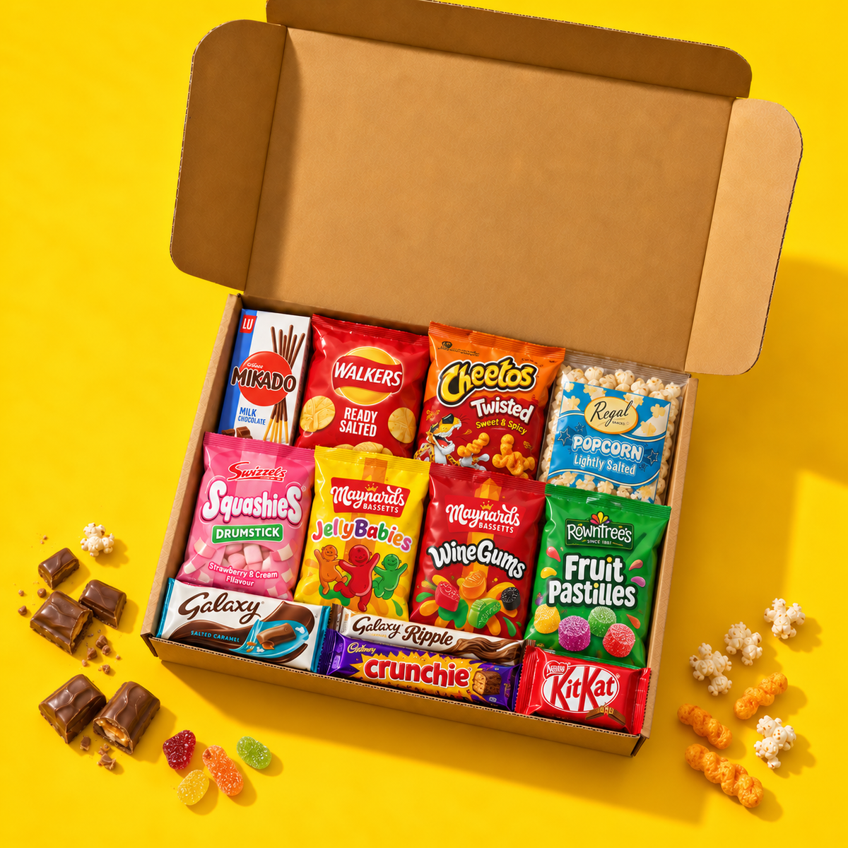 Birthday Box by Age — age 30 open snack box