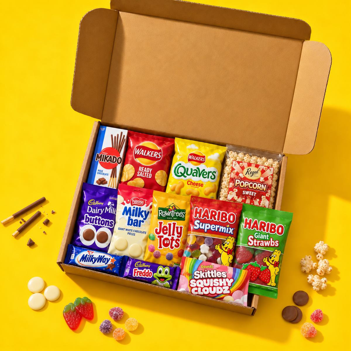 Birthday Box by Age — age 7 open snack box