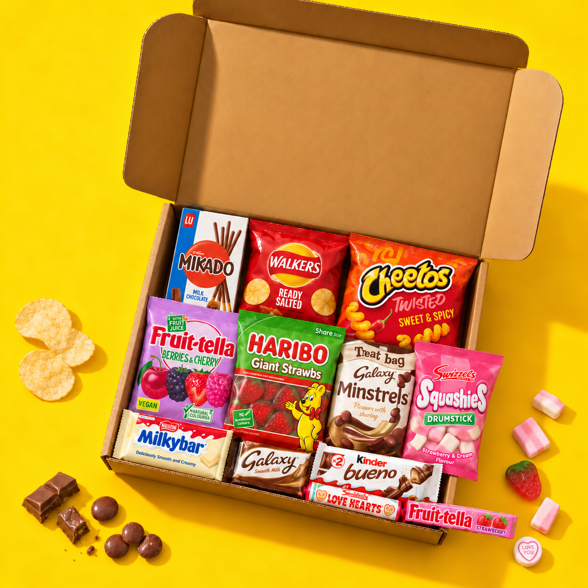 I Miss You Snack Box open snack box