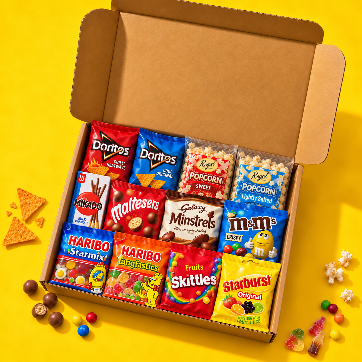 Movie Night In Box open snack box