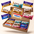 Illustration of Mum’s Christmas Caramel Bar Collection – 18 Sharing Bars in a kraft box