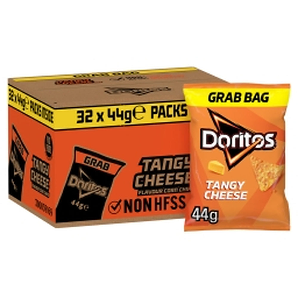 Doritos Tangy Cheese Crisps - Box of 32 x 44g Bags product image