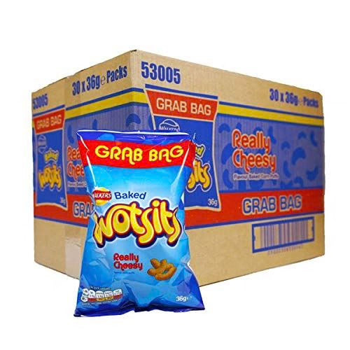 Walkers Wotsits Really Cheesy Crisps - Box of 30 x 36g Bags product image