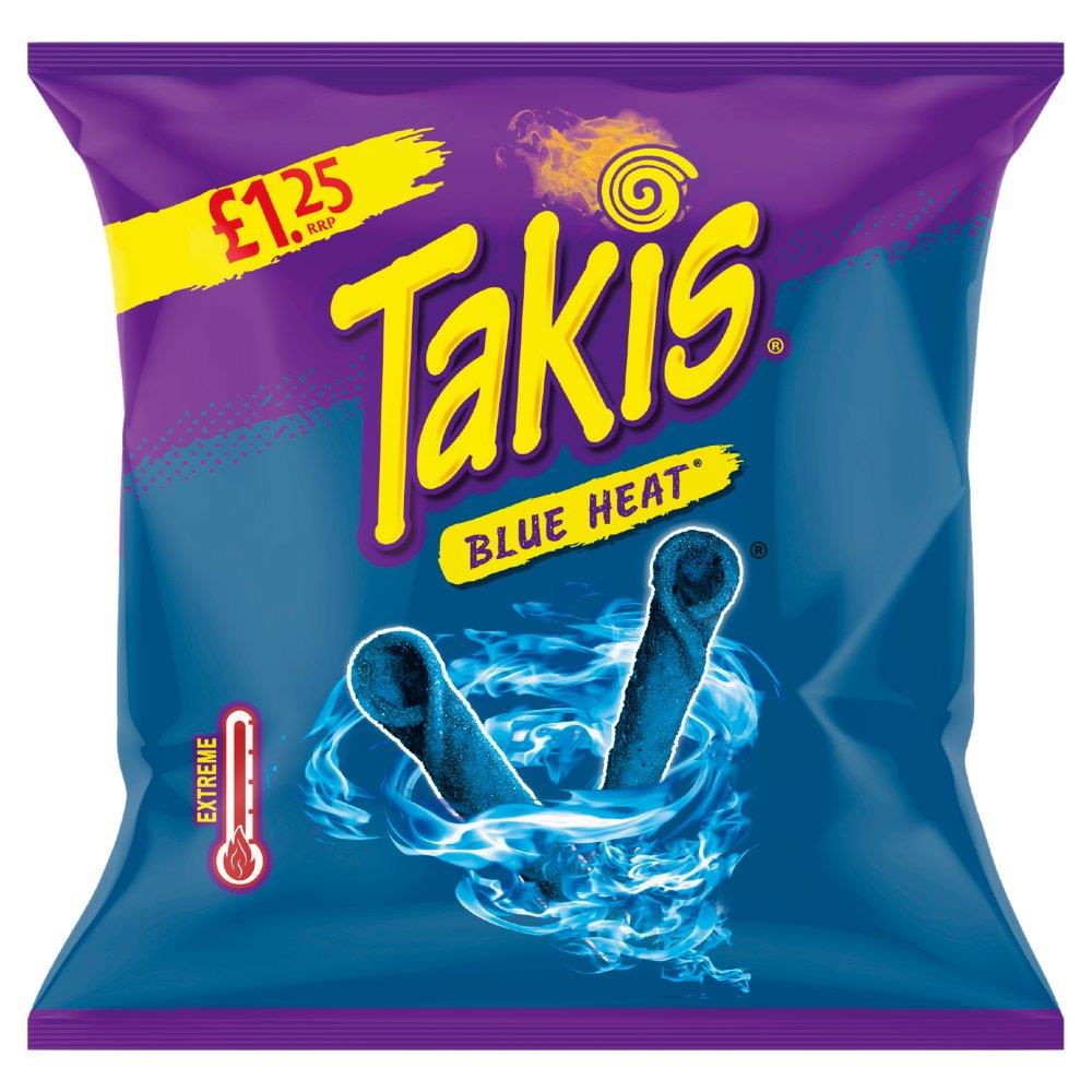 Takis Blue Heat GBP 1.25 price-marked pack – Single Pack 55g