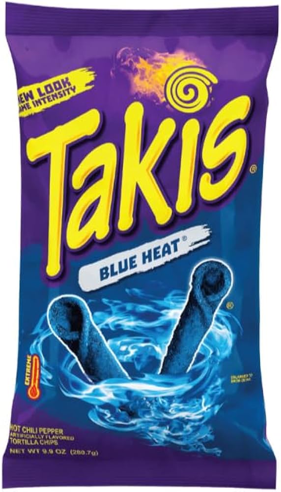 Takis Blue Heat 100g bag – Single Pack 100g